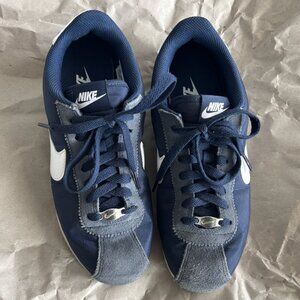 Nike Cortez (navy suede, women's US 8)